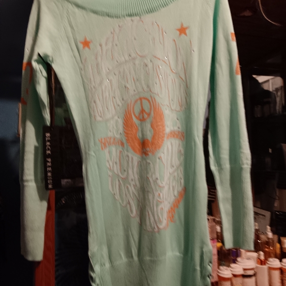 Affliction NWT Black Premium Collection Dress. Ties on both sides of dress. M - Picture 2 of 5